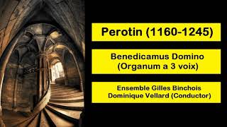 Perotin 11601245  Benedicamus Domino Organum a 3 voix [upl. by Royden812]