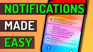 How To Use Notifications on iPhone PROPERLY [upl. by Macfadyn]