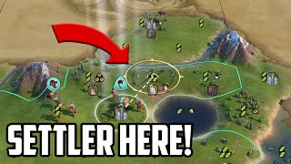 Civ 6 beginners guide 2022  Where to Settle your Capital  Aztec Overexplained [upl. by Airogerg]