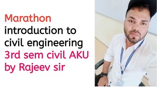 Marathon  intro to civil engg  3rd sem civil  Btech aku [upl. by Grishilde547]