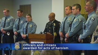 Minneapolis Officers Citizens Honored For Acts Of Heroism [upl. by Hertz889]