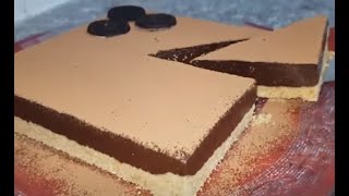 Tarte froide au chocola Oum Walid  تارت ام وليد  تارت باردة بالشوكولا [upl. by Allez]