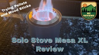 Solo Stove Mesa XL Review Awesome Mini Stove Includes Pellet and Wood Test [upl. by Leta]