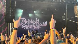 Dethklok deththeme intro live at louder than life 2023 [upl. by Jilli]