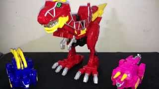 Power rangers Dino charge megazord stop motion [upl. by Onstad119]