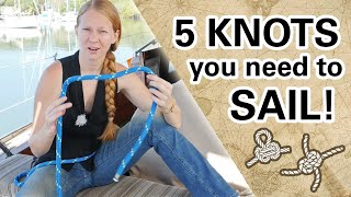 Learn 5 KNOTS for Sailing Capable Cruising Guides [upl. by Dusty]