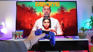 Far Cry 6  PS4 POV Gameplay Test Unboxing Impression 4K HDR LED TV [upl. by Mundy]