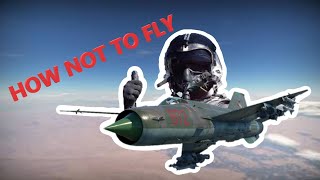 how NOT TO FLY  MiG 21 Lazur M [upl. by Enoyrt]