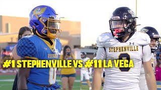 4A POWERHOUSES FACE OFF 1 Stephenville vs 11 Waco La Vega [upl. by Magill]