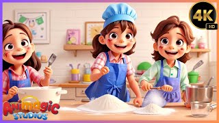 Let’s Bake Together 🎂🍩  Fun Song for Kids [upl. by Berliner]