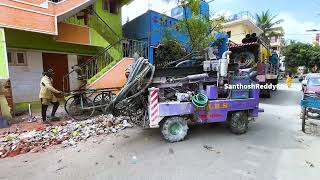 🔥ROBOTIC BOREWELL Drilling setup portico inside robot rig portable borewell drillingrobotics [upl. by Nebur]