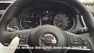 Nissan Qashqai Automatic Wiper Settings [upl. by Couture]