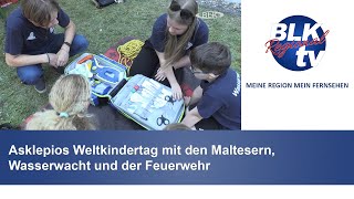 Asklepios Weltkindertag mit den Maltesern Wasserwacht und der Feuerwehr [upl. by Ryder]