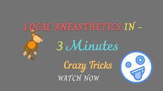 Local Anesthetics Classification I MHSRB Pharmacist I RRB Pharmacist [upl. by Brader]