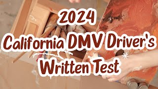 2024 California DMV Drivers Written Test [upl. by Kcirdnekal294]