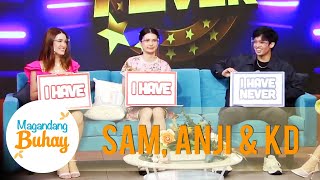 Sam Anji amp KD play quotNever Have I Everquot  Magandang Buhay [upl. by Eniaj]