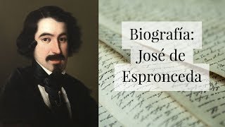 José de Espronceda  Biografía breve [upl. by Atteuqram]