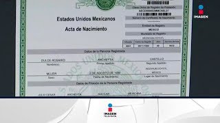 ¡Ya puedes obtener tu acta de nacimiento en linea  Noticias con Francisco Zea [upl. by Lauri577]