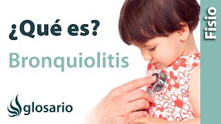 BRONQUIOLITIS  ¿Qué es [upl. by Aronas]