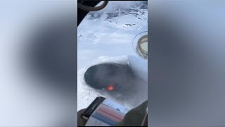 Chile Military fly over Villarica volcano as alert raised to orange  AFP [upl. by Enelyar405]