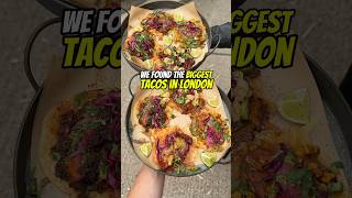 BIGGEST taco popup spot in London tacos shortsfeed londonfoodguide londonfood shorts food [upl. by Yniffit]