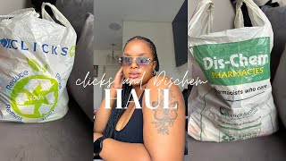 Clicks amp Dischem Haul  Hygiene  Self Care haul [upl. by Julieta]