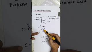 Convert Propene into Butonioc acid [upl. by Aleihs71]