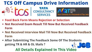 What is TCS Feedback form in Next Step Portal Its Mean Rejection or Selection  TR amp HR amp OL amp JL [upl. by Fiedler610]