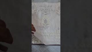 SHEER  CURTAIN  TISSUE  EMBROIDERY  HOME  DECOR  PARDA  SHOWROOM  INTERIOR  WHITE  DIWALI [upl. by Maillliw]