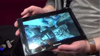 Lenovo IdeaTab S6000 10ZollTablet mit MediatekProzessor zum günstigen Preis MWC 2013 [upl. by Alric]