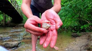 Rock Hunting Creek For Stuff To Tumble Blue Lace Agates Blueagates [upl. by Shirley]