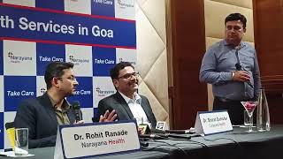 press conference for the launch of Narayana Health OPD Services at a leading hospital in Goa goa [upl. by Panthea]