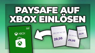 Paysafecard auf xBox einlösen  in Guthaben umwandeln  Tutorial [upl. by Annavahs340]