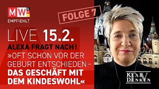 LIVE  Oft schon vor der Geburt entschieden – Das Geschäft mit dem Kindeswohl bei Alexa fragt nach [upl. by Nidya]