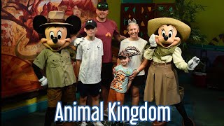 Florida July 2023 Animal Kingdom Part 1  Logans Birthday  Meet Mickey [upl. by Nylra]