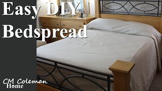 Simple DIY Bedspread [upl. by Seigler]