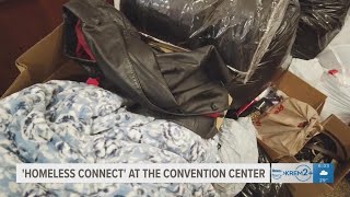 Homeless Connect event held at Spokane Convention Center [upl. by Airret]