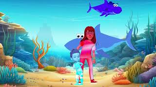 🎶 Baby Shark Animated Video for Kids 🦈  Sing Along and Dance with Us 🕺💃 [upl. by Mahgem996]