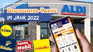 Aldi Talk an der Spitze  Die besten DiscounterTarife 2022 [upl. by Magdala]