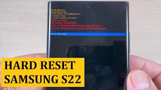 How to HARD RESET Samsung S22  S22  S22 Ultra [upl. by Higley]