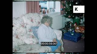 1990s UK Opening Presents at Christmas Home Movies [upl. by Robison807]