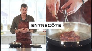 Välstekt med Scanpan  Entrecôte [upl. by Nomelif982]