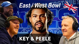 Key amp Peele  EastWest College Bowl REACTION  OFFICE BLOKES REACT [upl. by Suirrad537]