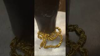 GoldSmith Make a gold ring from an old necklace goldsmith jewellery jewelry necklace handmade [upl. by Yenahteb750]