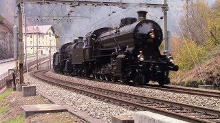 Treni a Vapore sul Gottardo  Dampfzüge am Gotthard [upl. by Sidoon]