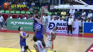 Mpbl24  PAMPANGA 24th Game Vs MANILA SGA Highlights [upl. by Tennos]