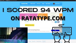 I tried typing test on Ratatype and i got 92 WPM [upl. by Kyne]