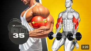 Best live bicep workout at home 💪 [upl. by Dollar]