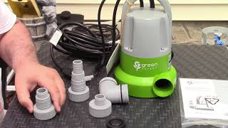 Green Expert 13 HP Submersible Sump Pump Review [upl. by Edna]