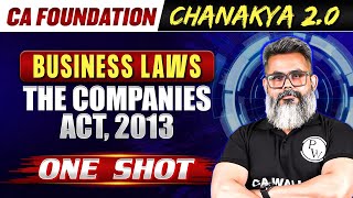 Business Laws The Companies Act 2013  CA Foundation Chanakya 20 Batch 🔥 [upl. by Ahseyn418]